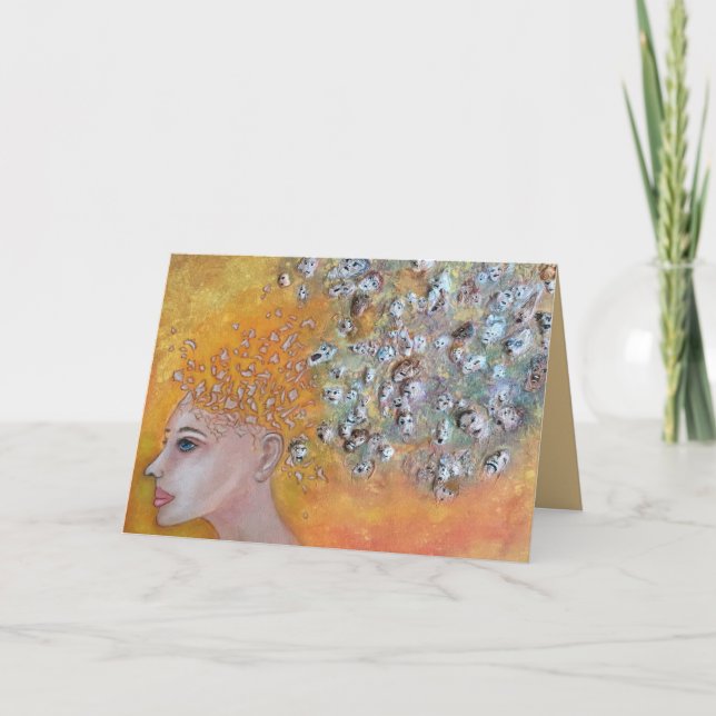 Cartão Mulher Forte Original do Voices (Frente)