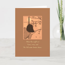 Cartão Mulher jovem no Shoji Screen Moon e Mooncakes