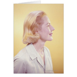 Cartão Mulher loura