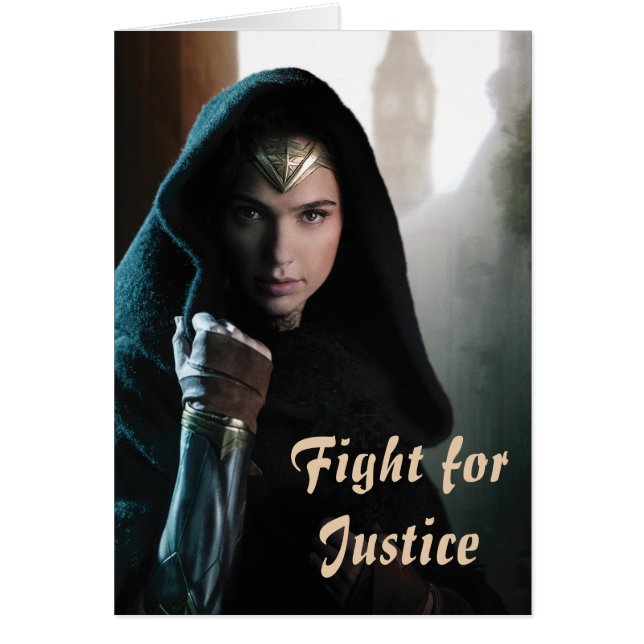 Cartão Mulher Maravilha em Cloak (Frente)