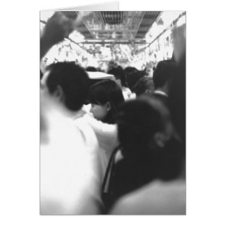 Cartão Mulher no metrô