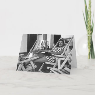 Cartão Mulher Vintage - Tia Mary