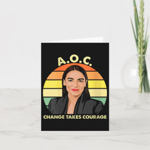 Cartão Mulheres Aoc Alexandria Ocasio-cortez Primeira Mul