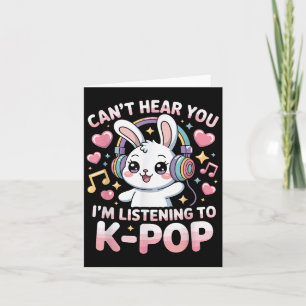 Cartão Mulheres Coelho Engraçado Não Pode Ouvir Você Esto