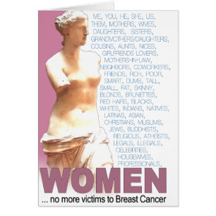 Cartão Mulheres cor-de-rosa da fita