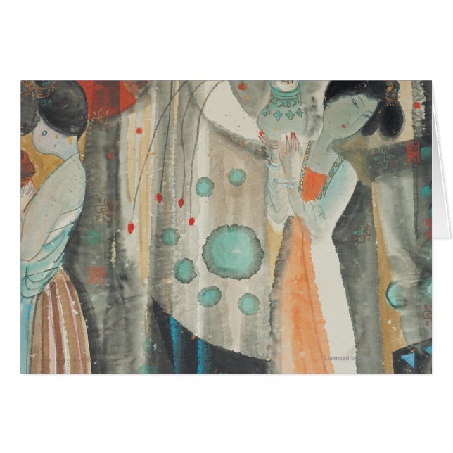 Cartão Mulheres de Tang (Frente Horizontal)