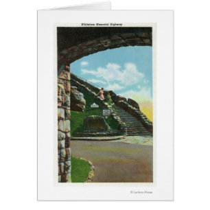 Cartão Mulheres Descendentes em Escada da Cúpula