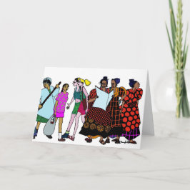 Cartão Mulheres do Mundo - 2