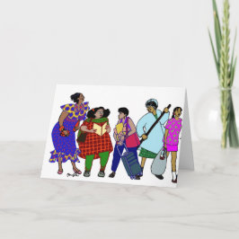 Cartão Mulheres do World-1