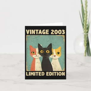 Cartão Mulheres Engraçadas Com 22 Anos Gift Vintage 2003 