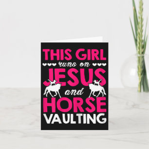 Cartão Mulheres Esta Garota Funciona Com Jesus E Salto De