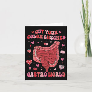Cartão Mulheres, Façam um Exame de Colon Gastro World Val