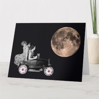 CARTÃO MULHERES NO CARRO DE BRINQUEDOS (DIA DE AS MÃES)