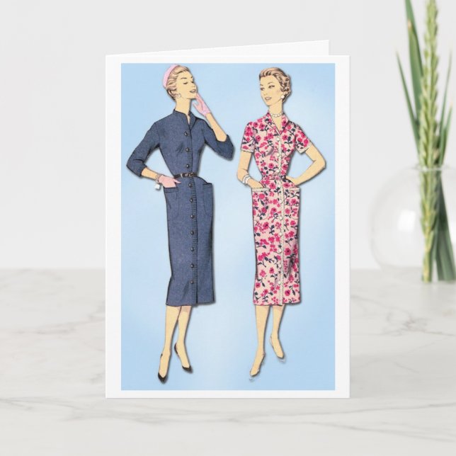 Cartão Mulheres Retro - A Vida Seria Tão Chata Sem Mim, (Frente)