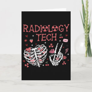 Cartão Mulheres Técnicas de Radiologia de São Valentim Es