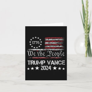 Cartão Mulheres Trump Vance 2024 Presidente Trump Adepta 