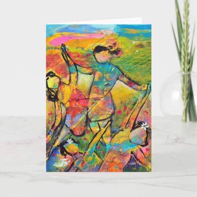 Cartão Mulheres, Vida, Liberdade (Frente)