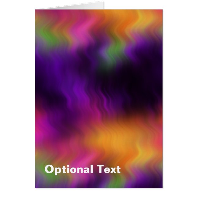 Cartão Multi embaçamento borrado roxo (Frente)