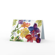 Cartão multifacetado da flor da beleza