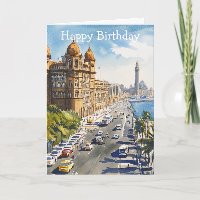 Cartão Mumbai in India (Frente)