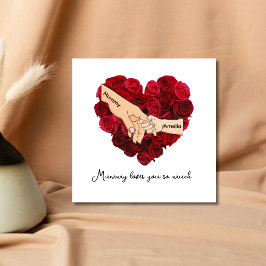 Cartão Múmia Personalizada Ama Você Tanto Dia das Mães