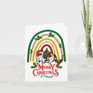 Cartão Munchkin Cat Feliz Natal