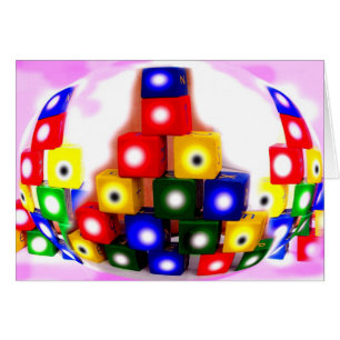 Cartão Mundo dos Blocos