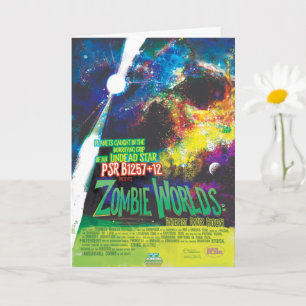 Cartão Mundos Zumbis Halloween Galáxia dos Horrores