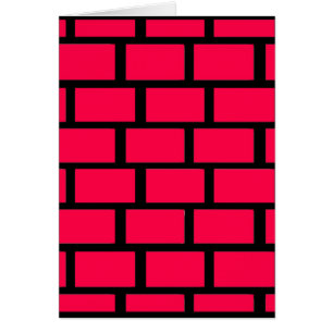 CARTÃO MURA BRICK VERMELHA