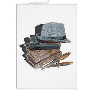 Cartão MurderMysteryBooksGunKnivesFedora042113.png