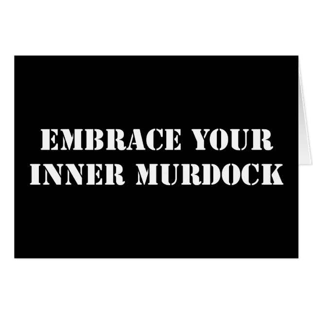Cartão Murdock Branco (Frente Horizontal)