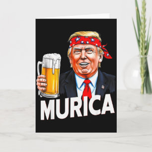Cartão Murica Faça O Natal Grande Novamente Engraçado Tru