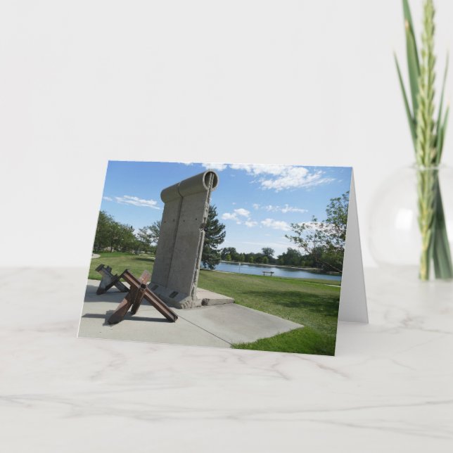 Cartão Muro de Berlim, Rapid City, SD - (Frente)