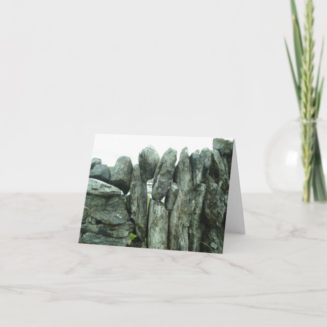 Cartão Muro irlandês (Frente)