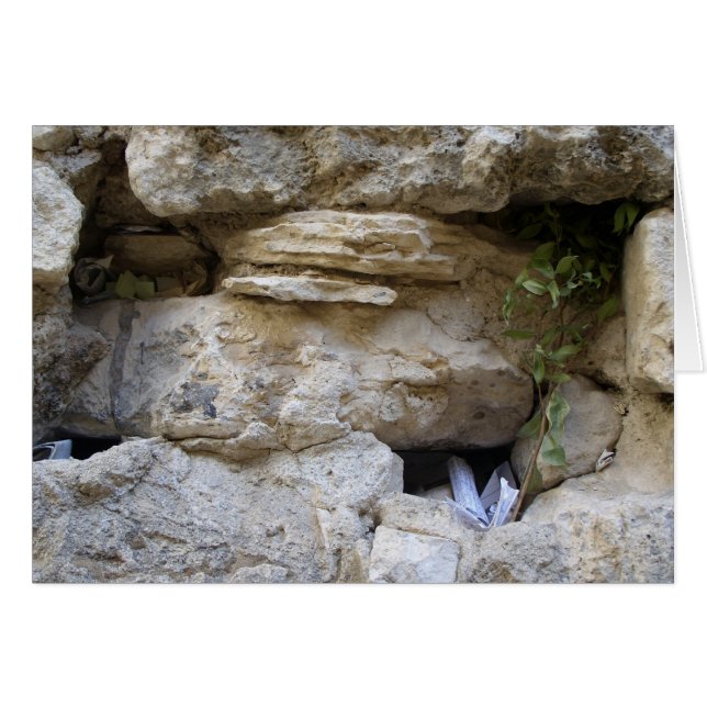 Cartão Muro Ocidental (Frente Horizontal)