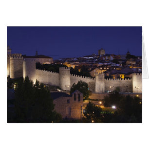 Cartão Muros de Los Cuarto Postes, crepúsculo