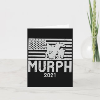 Cartão Murph 2023 workout patrioticic memorial day Murph 