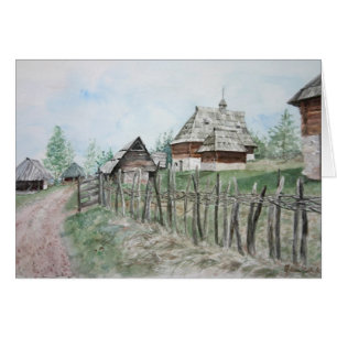 Cartão Museu etnográfico, Sirogojno