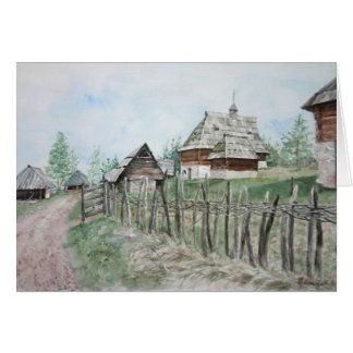 Cartão Museu etnográfico, Sirogojno