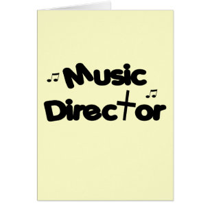 Cartão Music Diretor