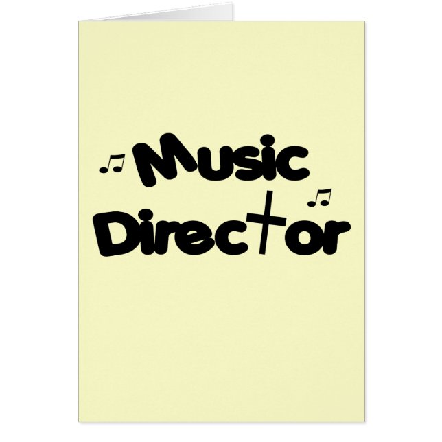 Cartão Music Diretor (Frente)