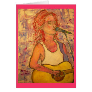 Cartão música ao luar