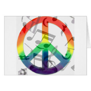 Cartão Música da paz_