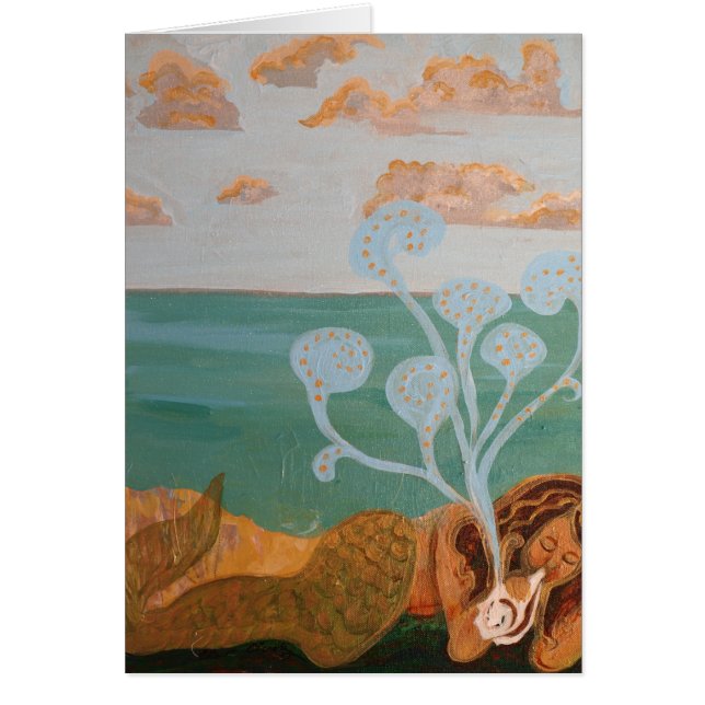 Cartão Música da sereia (Frente)