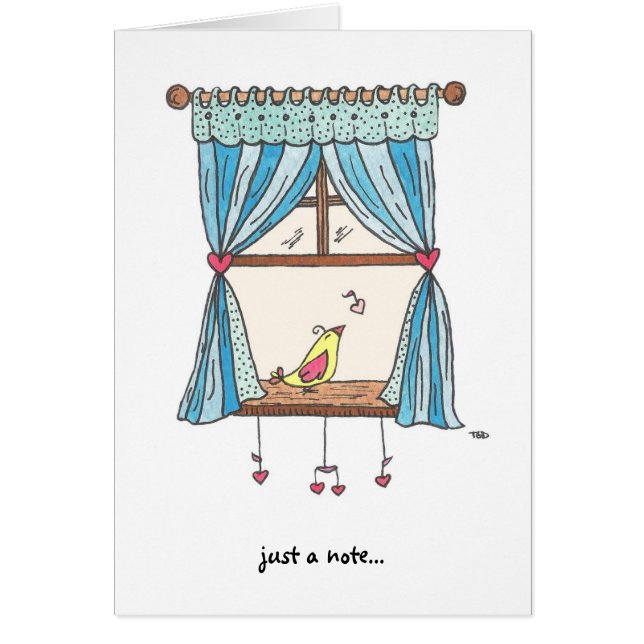 Cartão Música de Amor - "Apenas uma Nota" (Frente)