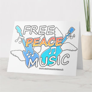 Cartão Música de Paz Livre