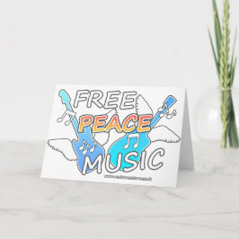 Cartão Música de Paz Livre