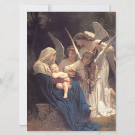 Cartão Música dos Anjos (Arte Vintage)