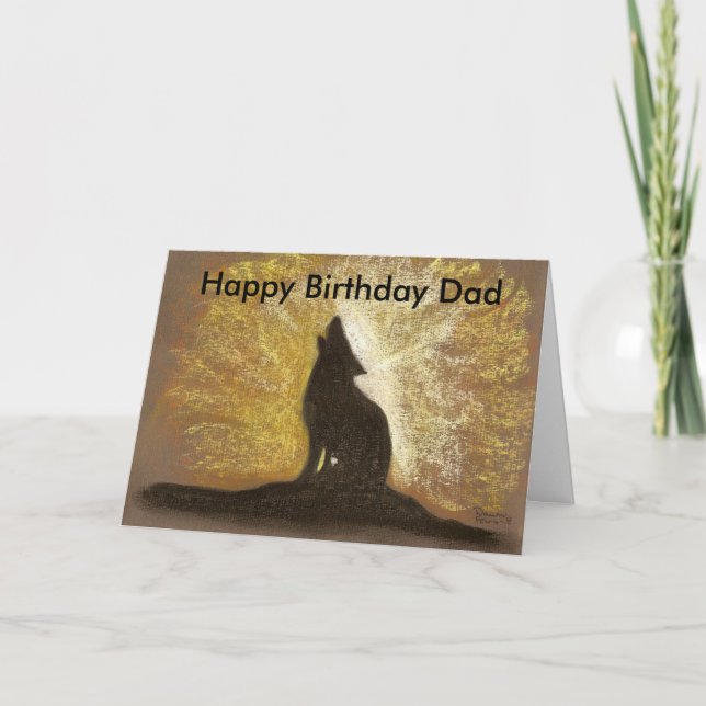 Cartão música esquecida Happy Birthday Pai (Frente)