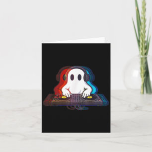 Cartão Música House Fantasma Ilusão Óptica Boo Edm Hallow